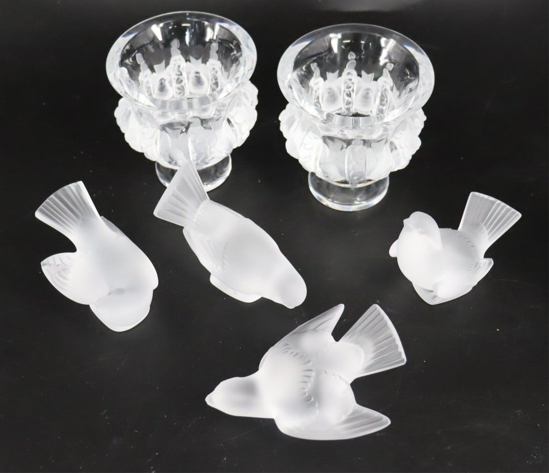 LALIQUE FRANCE Assorted Glass Items. (1 of 5)