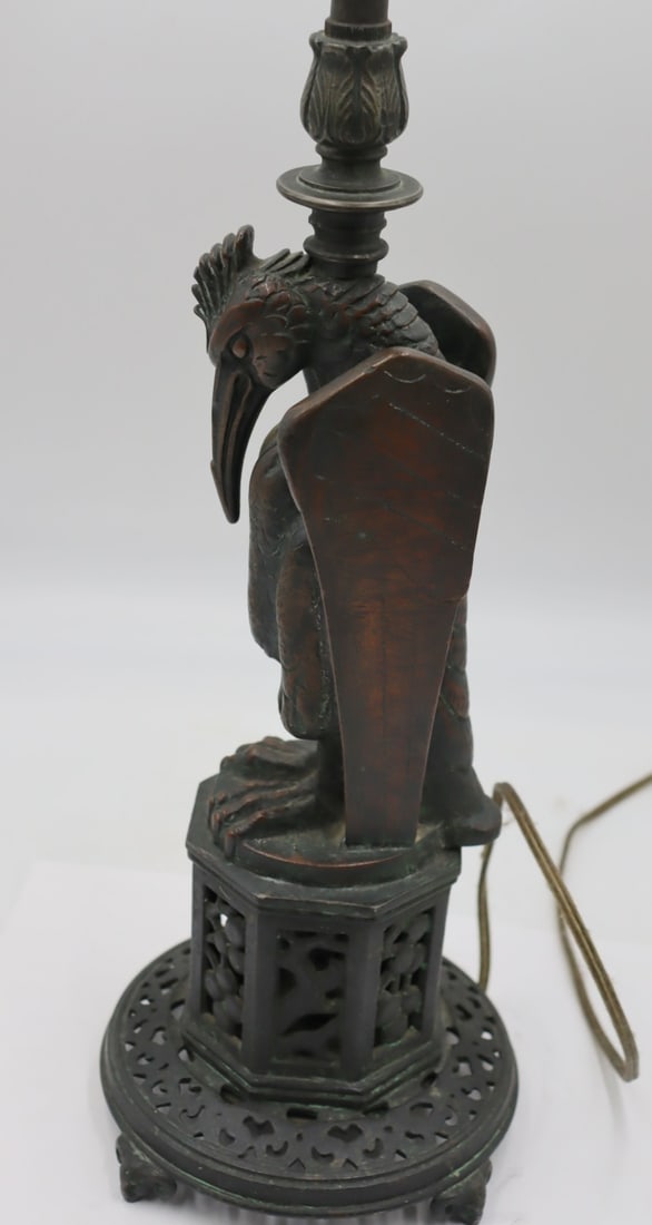 After Edgar Brandt Art Deco Iron Griffin Table (1 of 10)