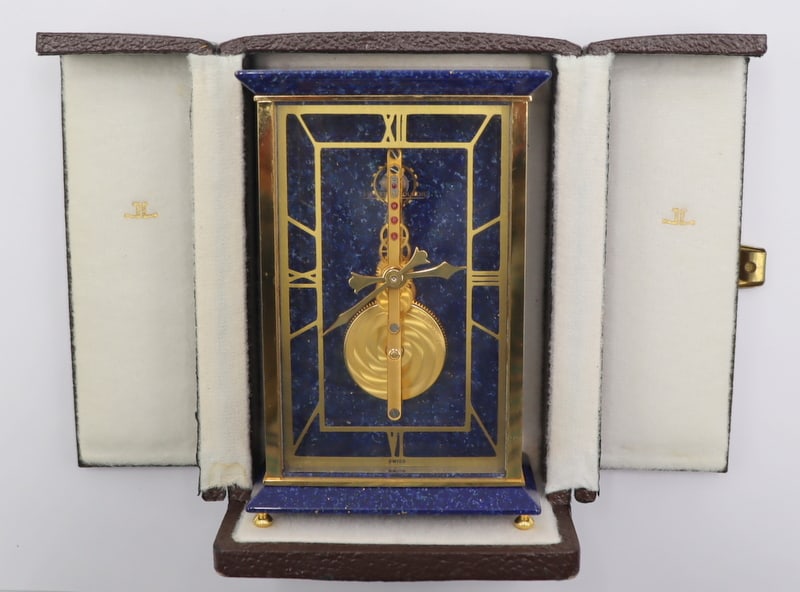 Jaeger-LeCoultre Pendule Baguette Lapis Lazuli (1 of 18)
