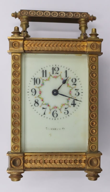 French Tiffany & Co. Corniche Cased Carriage Clock (1 of 12)