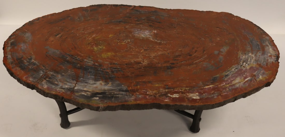 Gibsons Of The Greenbrier Petrified Wood Top Table (1 of 11)