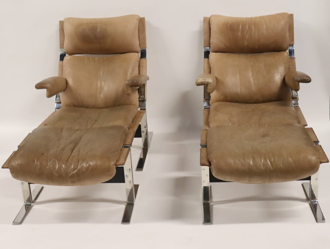 Pair Of Richard Hersberger For Pace Lounge Chairs (1 of 14)