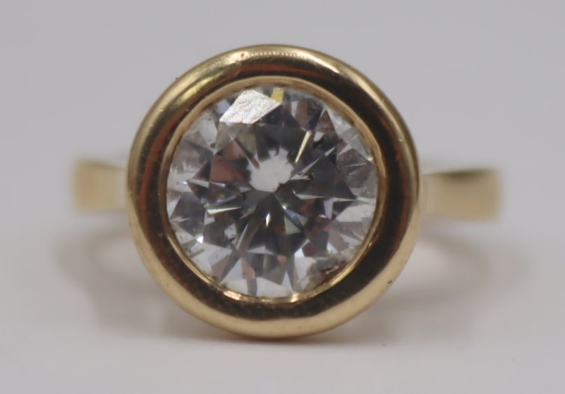 JEWELRY. GIA 1.91 ct Round Brilliant Cut Diamond. (1 of 8)