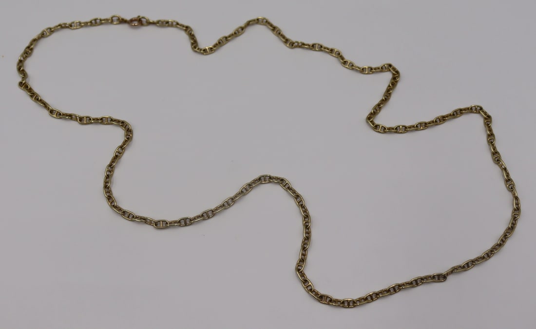 JEWELRY. Italian Uno-a-Erre 14kt Gold Mariner's (1 of 6)