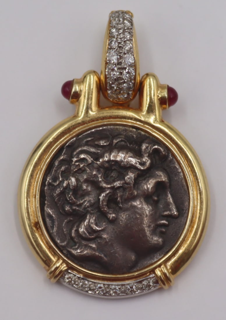 JEWELRY 14kt Gold, Diamond, Gem, and Ancient Greek (1 of 9)
