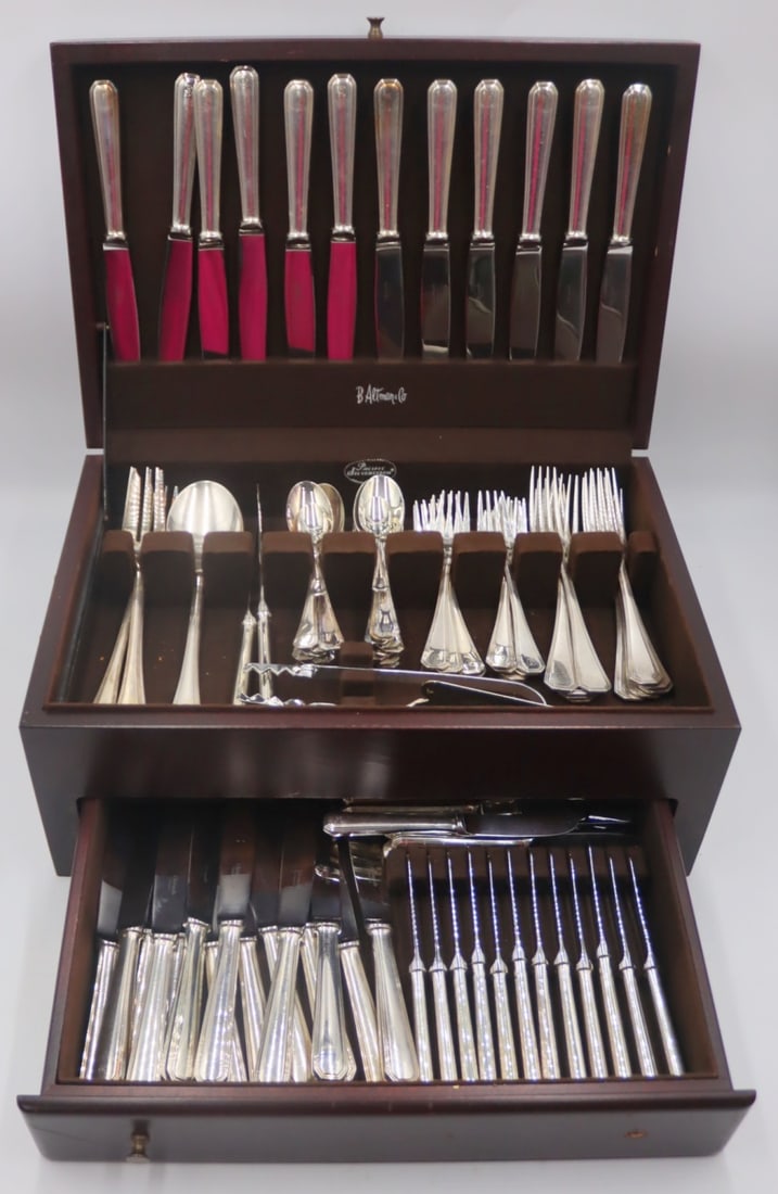 SILVERPLATE. Christofle America Flatware Set. (1 of 9)