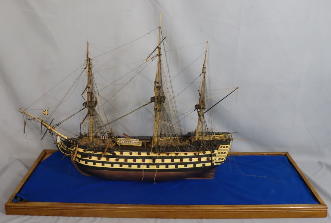 James.S. Wiser Model Ship H.M.S. Victory. (1 of 15)
