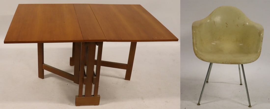 Midcentury Danish Modern Drop Leaf Table Together (1 of 10)