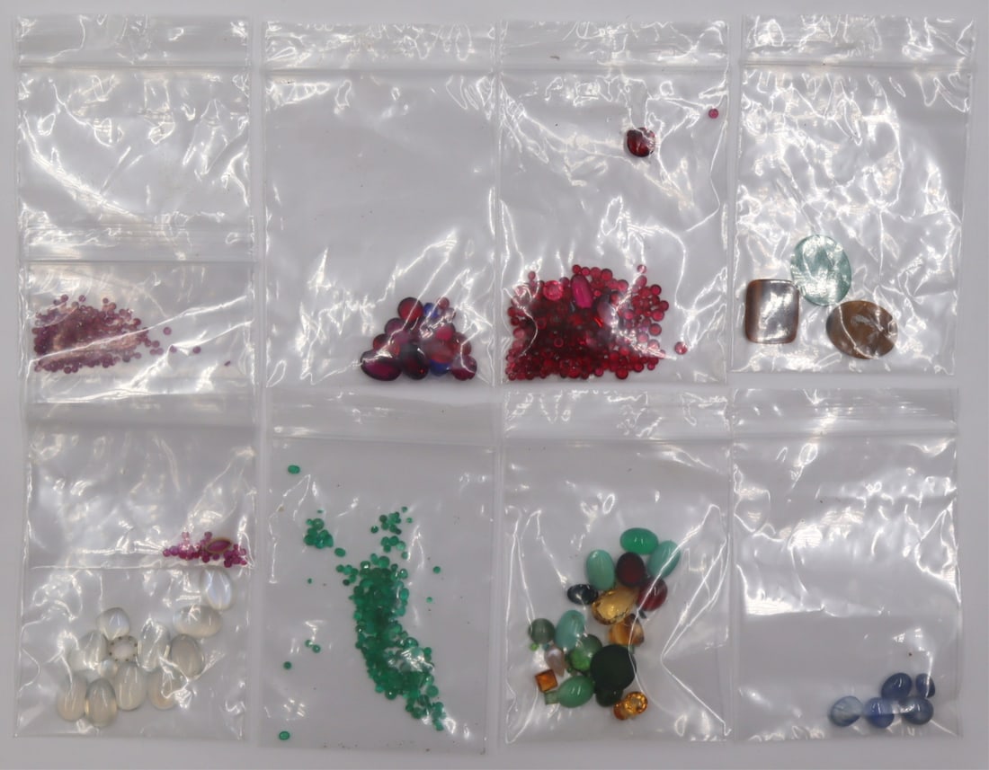 JEWELRY. Collection of Loose Gems Inc. Rubies. (1 of 12)