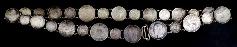 JEWELRY. South and Central American Silver Coin (1 of 8)