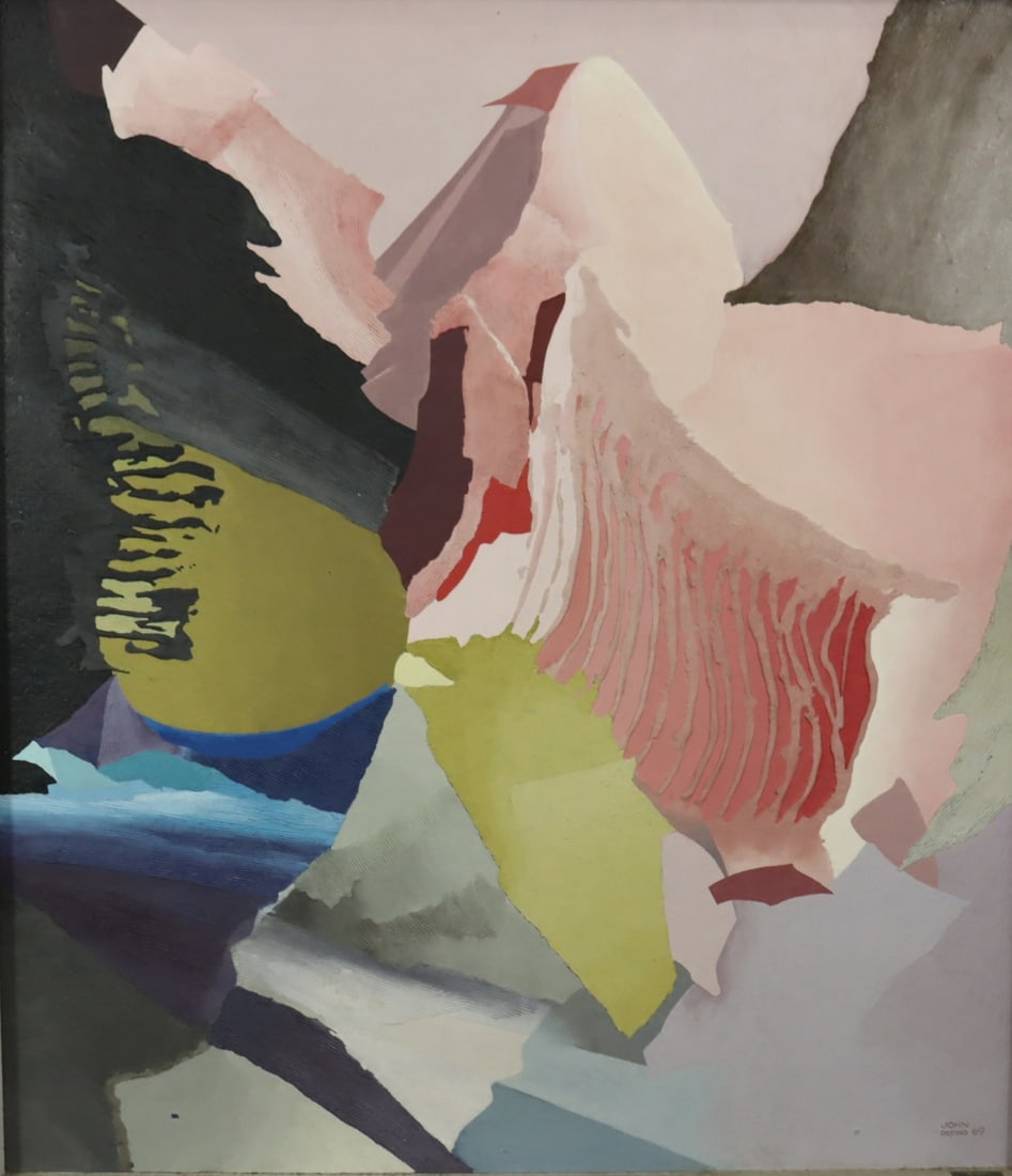 JOHN DELFINO Signed Oil On Board. (1 of 3)