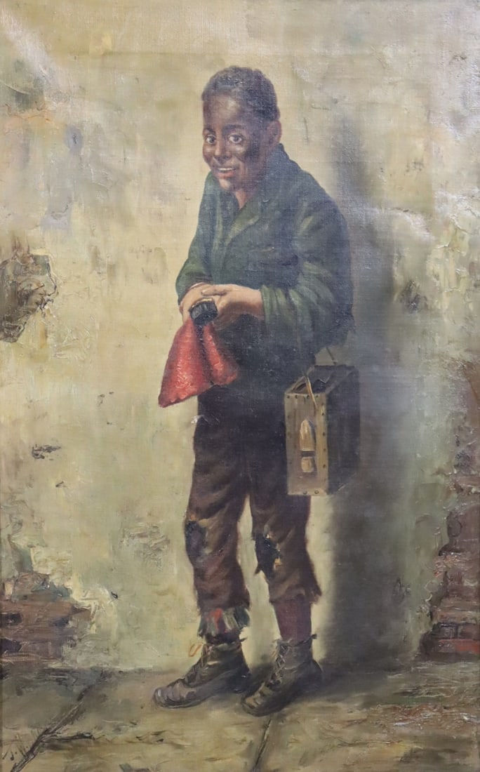 J. W. BROWN Signed Oil On Canvas. (1 of 7)