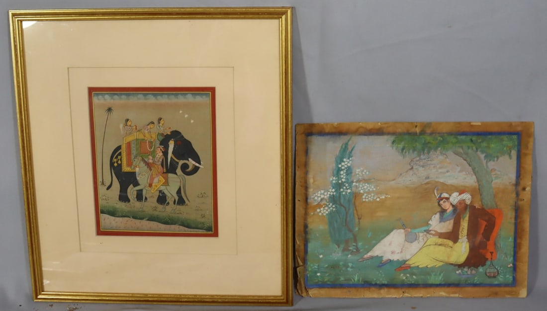 2 Indian Paintings. (1 of 11)