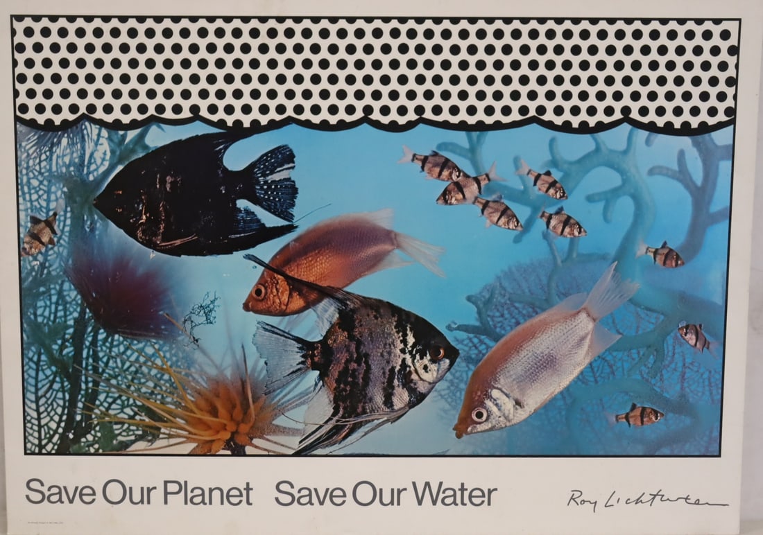 Roy Lichtenstein Signed Poster. (1 of 4)