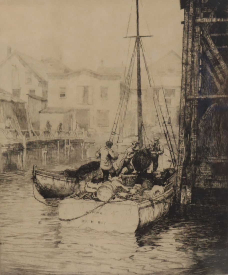 JAMES S. ALLEN. Signed Lithograph. (1 of 5)