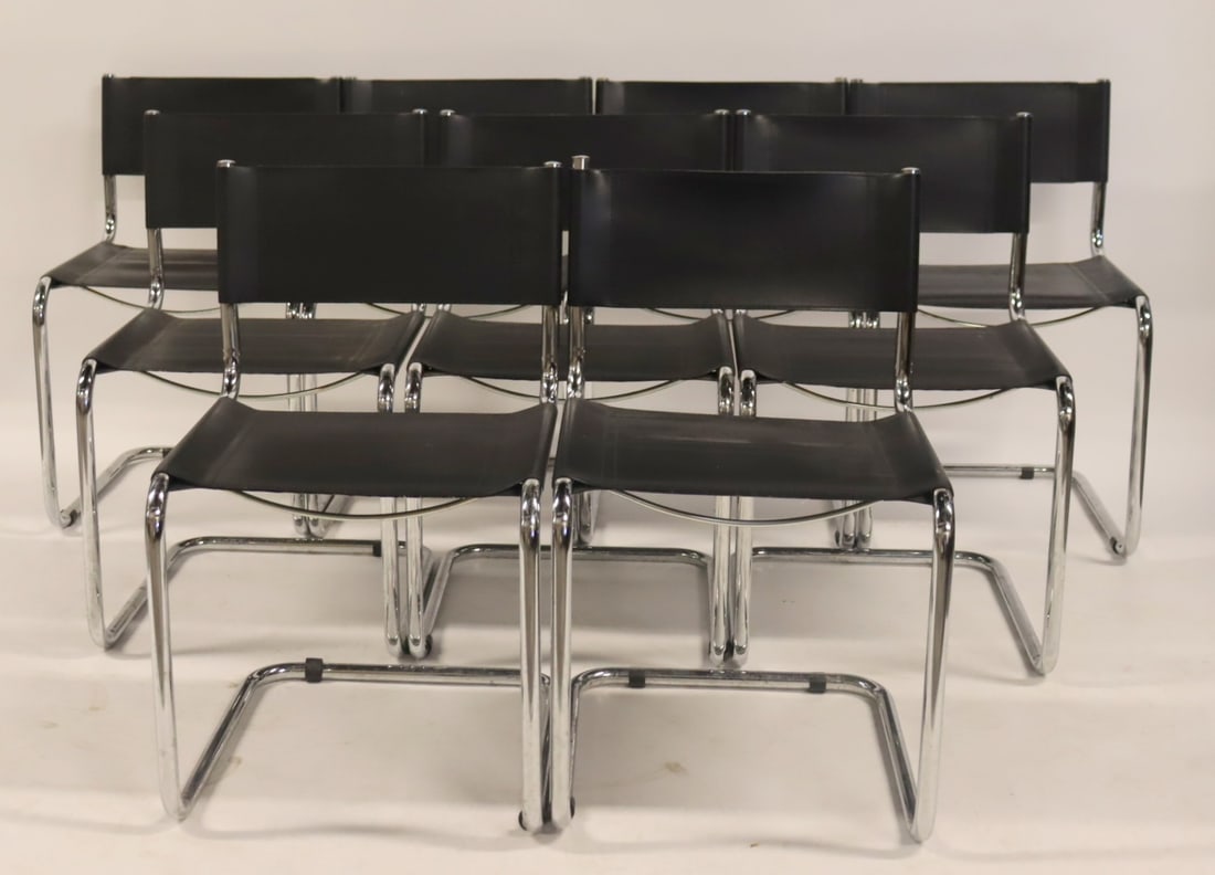 8 Vintage Italian Brno Style Chrome Chairs (1 of 8)