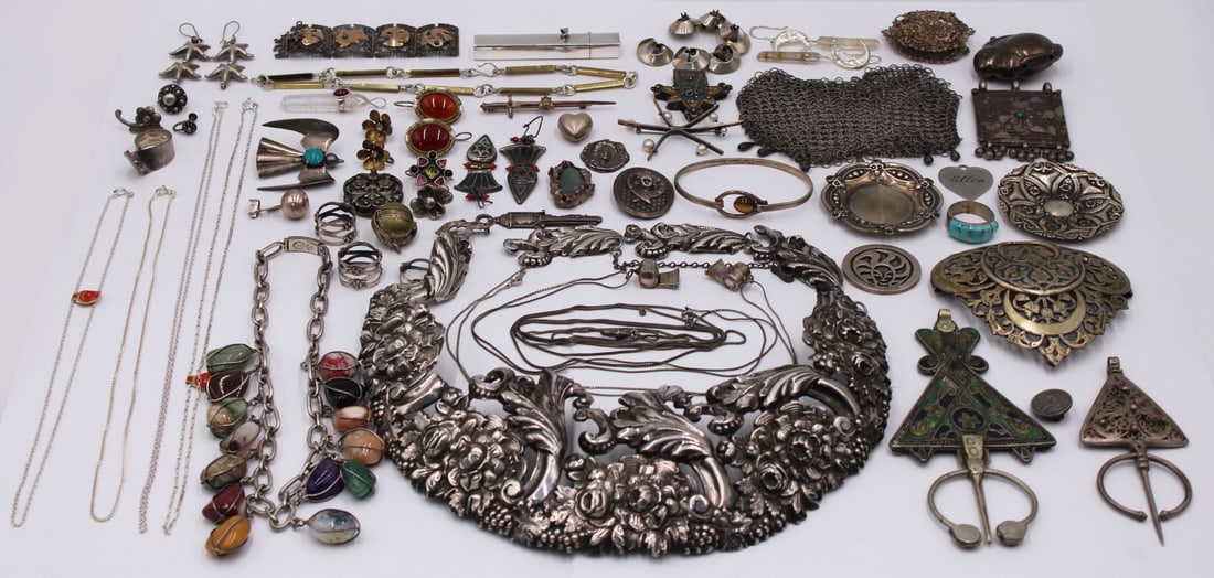 JEWELRY. (57) Pcs. of Misc. Jewelry - many (1 of 10)