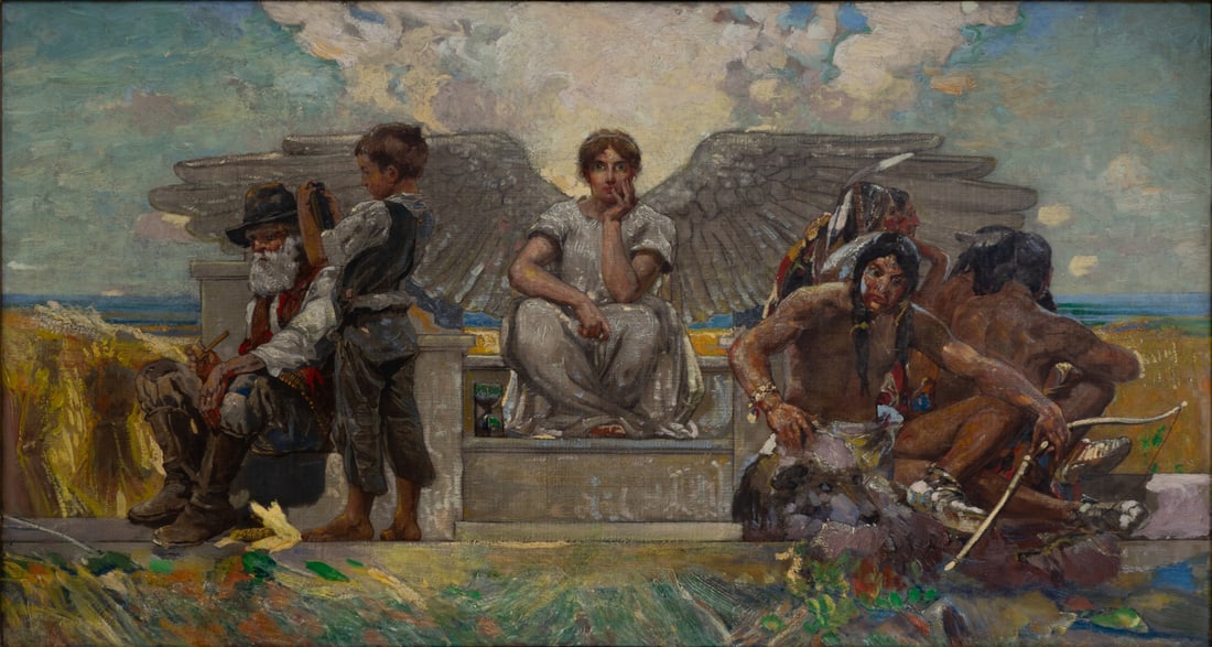 EDWARD J. HOLSLAG (AMERICAN, 1870-1925). (1 of 6)