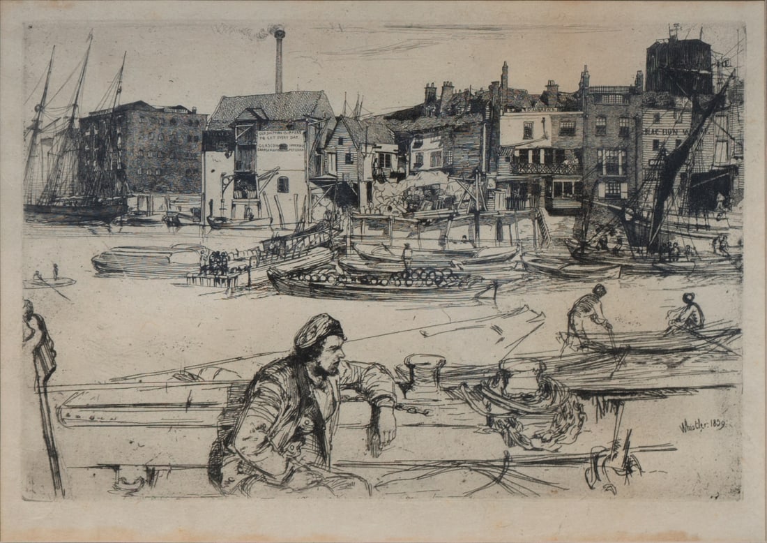 JAMES ABBOT MCNEILL WHISTLER (AMERICAN,1834-1903). (1 of 7)