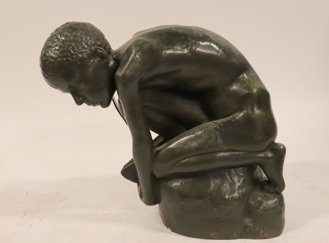 T. F. McGANNS Marked Bronze Sculpture. (1 of 14)