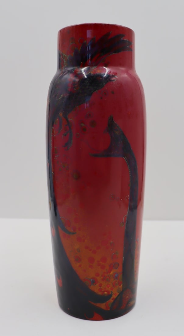 Antique Royal Doulton Flambe Sung Noke Vase (1 of 5)