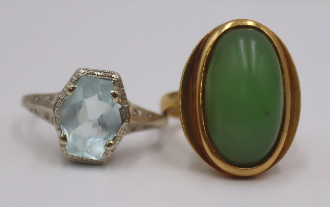 JEWELRY. 18kt and 14kt Gold Ring Grouping. (1 of 11)