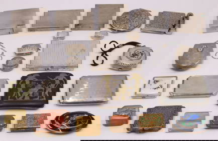 JEWELRY Assorted .800 Silver and Sterling Compacts (1 of 14)