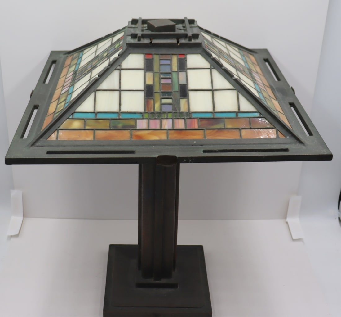 After Frank Lloyd Wright Arts & Crafts Leaded (1 of 8)