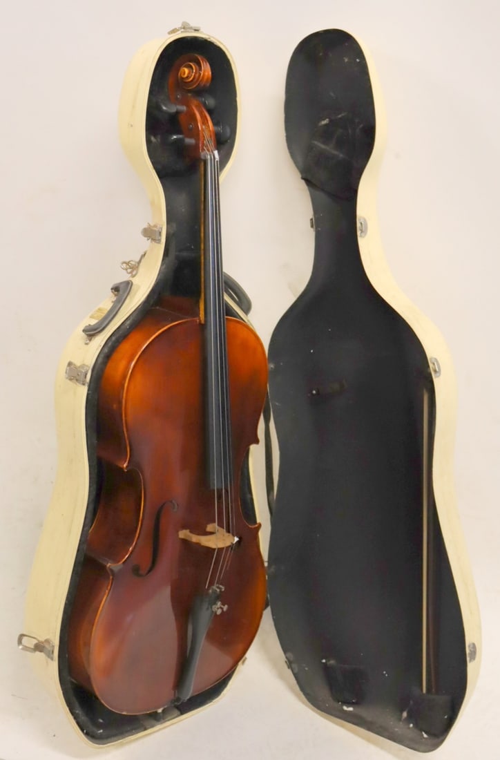 JUZEK Cello 4 x 4 with Bow In Hard Case. (1 of 15)