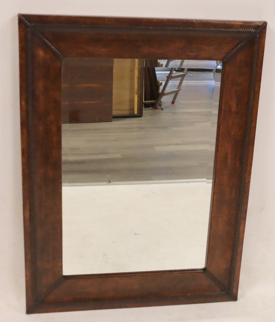 Ralph Lauren Leather Covered Mirror. (1 of 5)