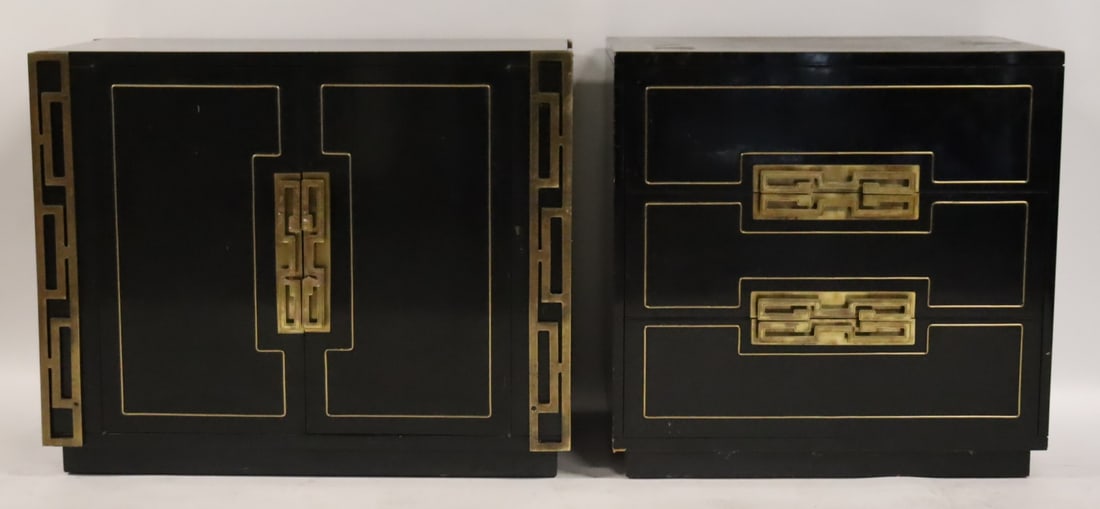 2 Mastercraft Ebonised & Gilt Metal Mounted (1 of 9)