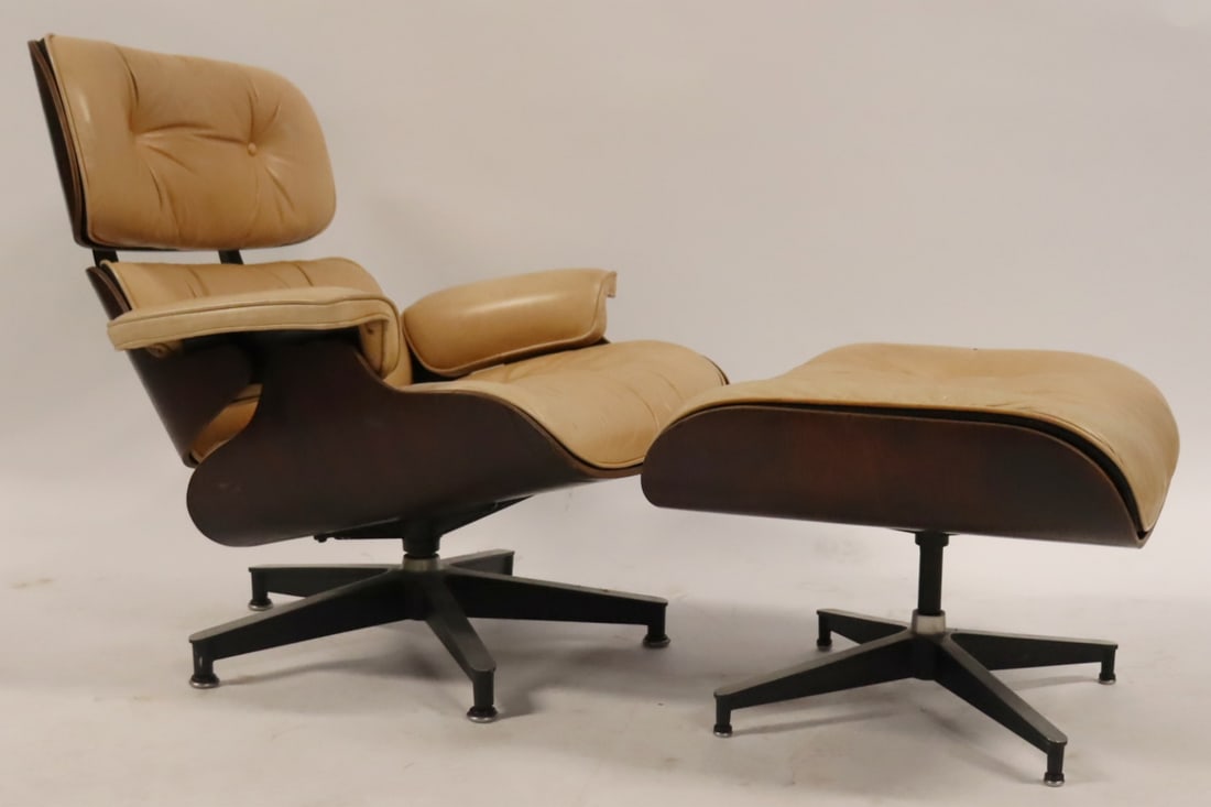 Charles & Ray Eames Lounge Chair & Ottoman. (1 of 12)