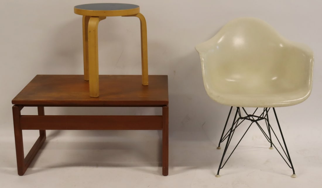 Midcentury Low Table, Eames Chair &  Alvar Alto (1 of 11)