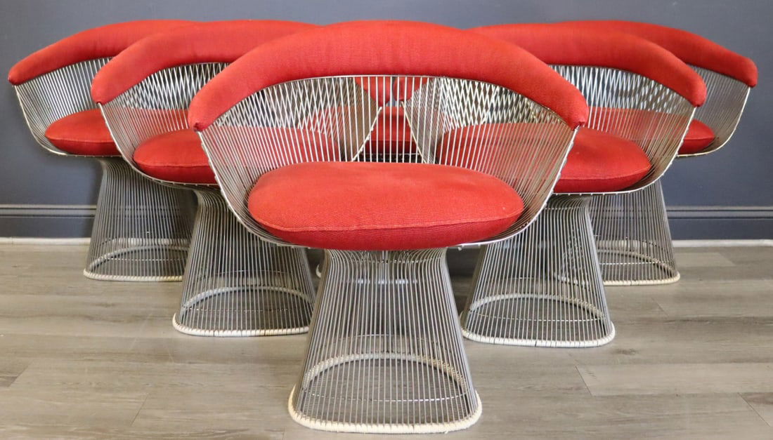 6 Midcentury Warren Platner, Knoll Chairs (1 of 10)