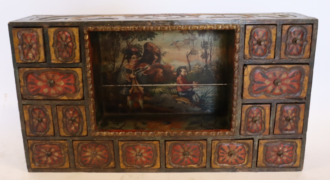 Antique Continental Hand Painted Multi Drawer (1 of 7)