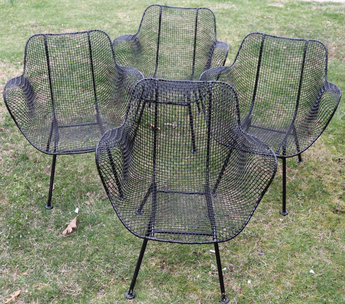 4 Midcentury Russel Woodard Sculptura Chairs . (1 of 6)