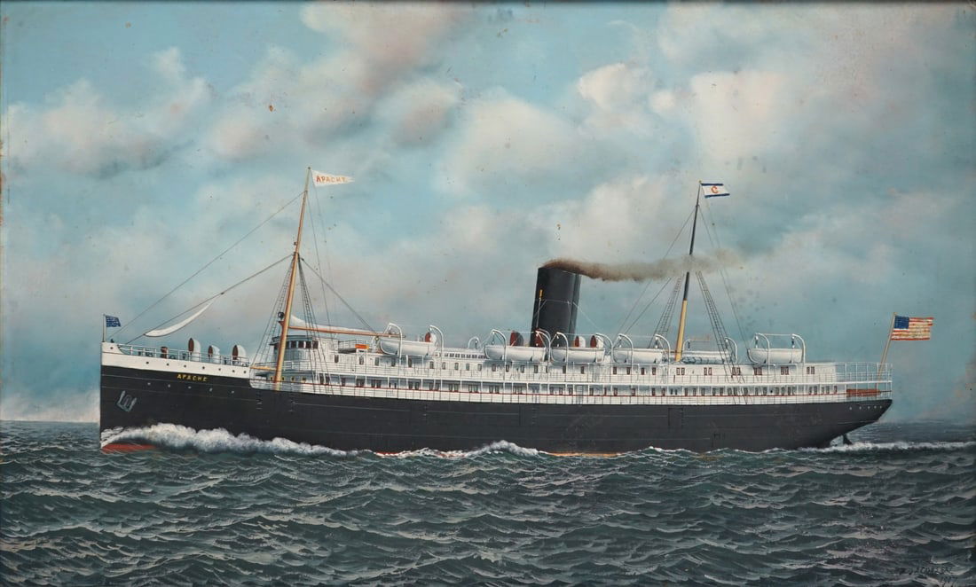 ATTR. ANTONIO NICOLO G. JACOBSEN (AMER.1850-1921). (1 of 4)