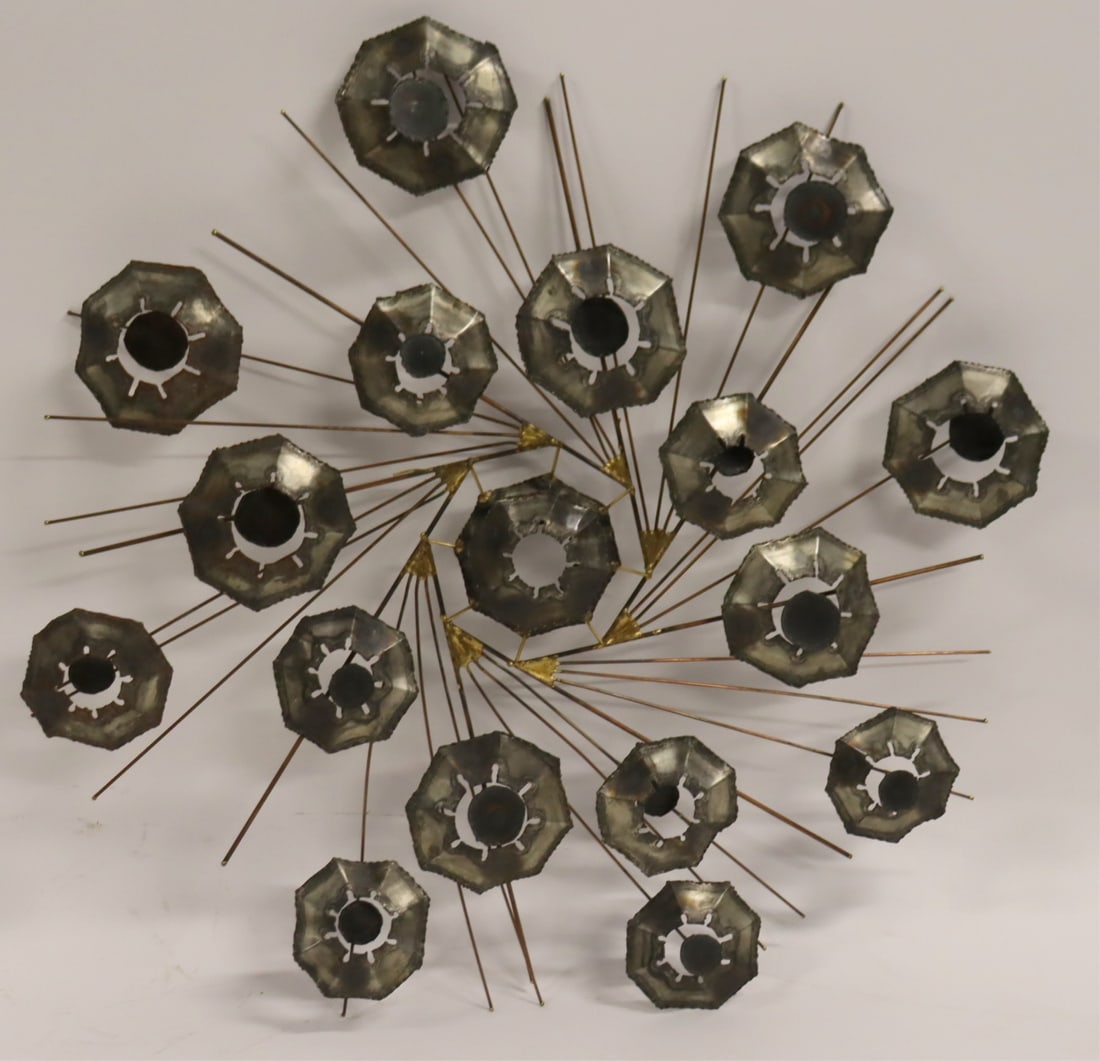 Curtis Jere (Atrib)Sunburst Wall Sculpture. (1 of 4)