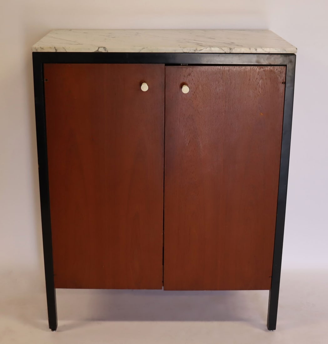 Midcentury George Nelson Marbletop 2 Door Cabinet (1 of 7)