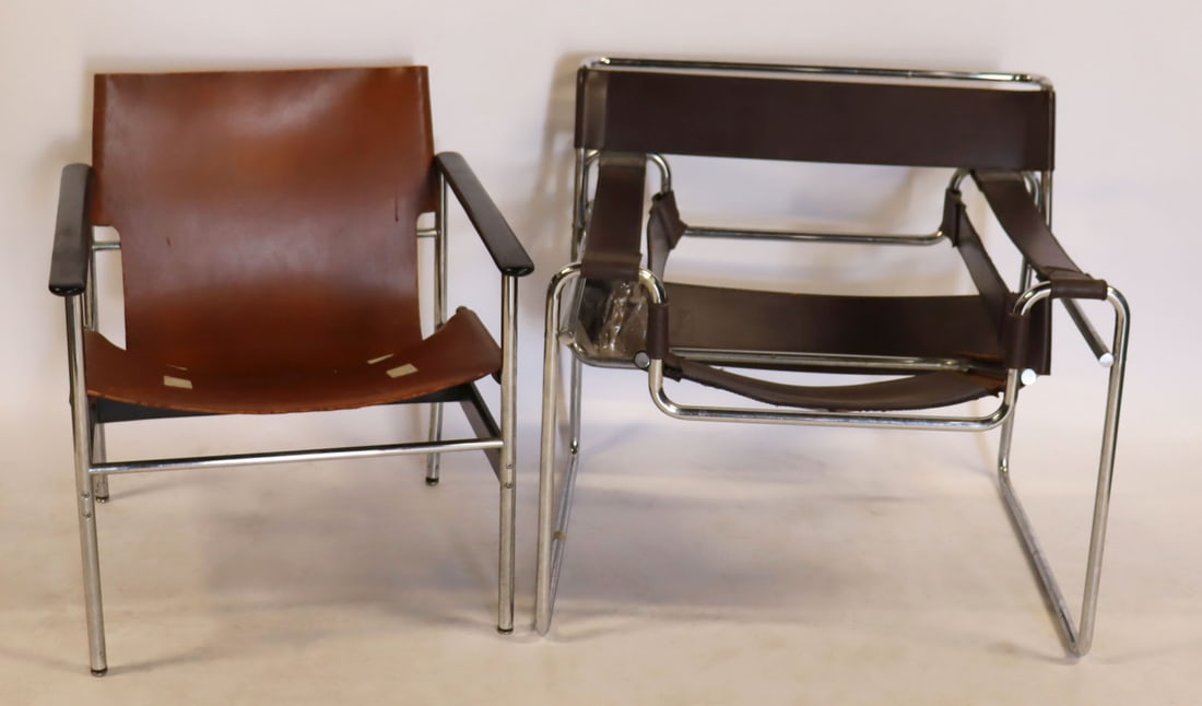 2 Midcentury Chrome Arm Chairs. (1 of 11)