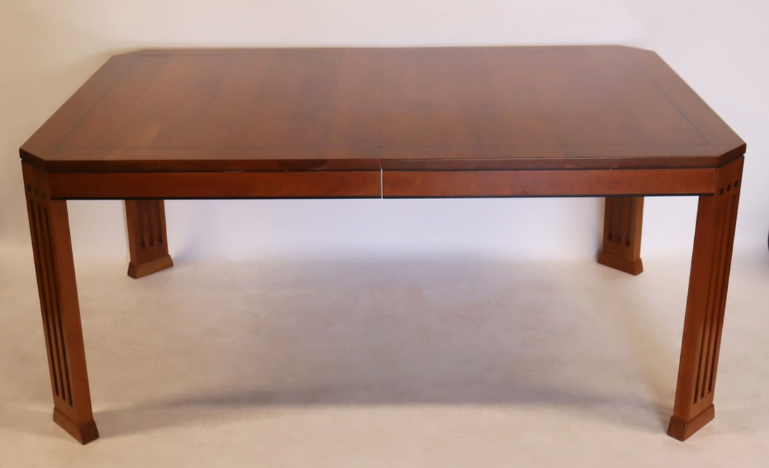 Stickley Audi Cherry Wood Dining Table & Leaves (1 of 8)