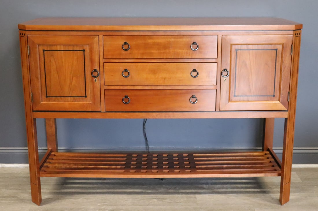 Stickley By E.J. Audi Cherry Wood Sideboard. (1 of 6)
