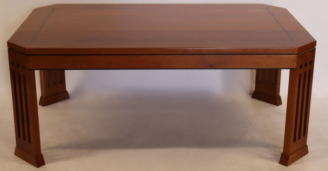 Stickley By E.J. Audi Cherry Wood Coffee Table. (1 of 6)