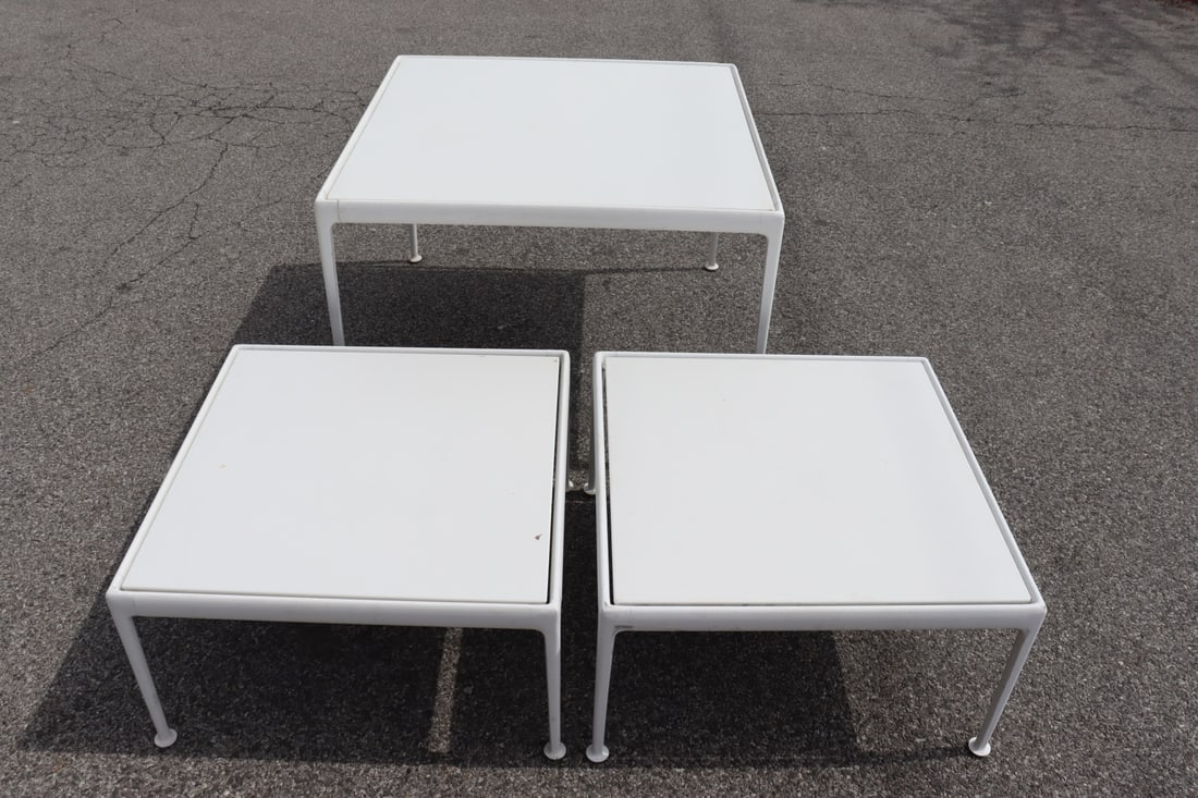 3 Richard Schultz For Knoll Enameled Tables. (1 of 6)