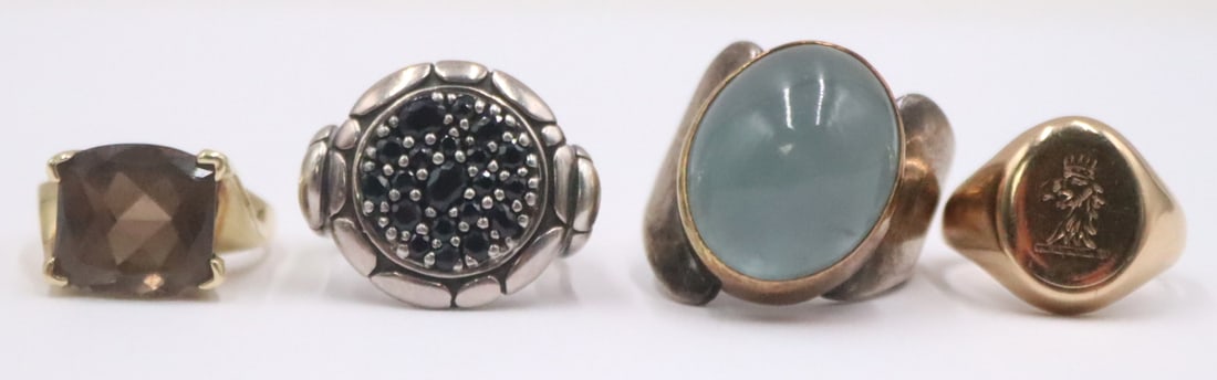 JEWELRY. 9ct, 10kt, and Silver Rings Inc. Hardy. (1 of 12)