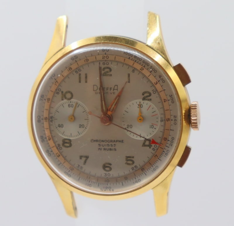 JEWELRY. Vintage Dreffa Landeron Chronograph Watch (1 of 12)
