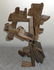 70: PERLMAN, Joel. 1987 Modernist Bronze.
