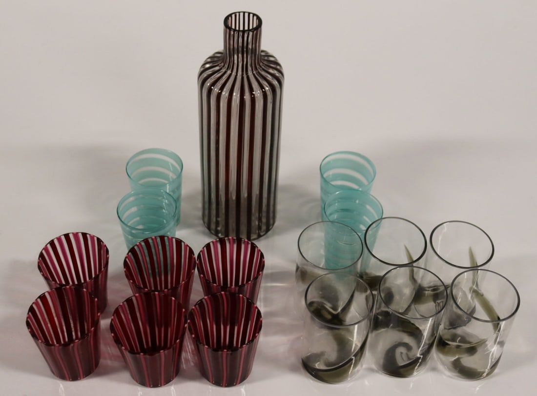 16 Pieces Venini / Italian / Murano Glass (1 of 7)