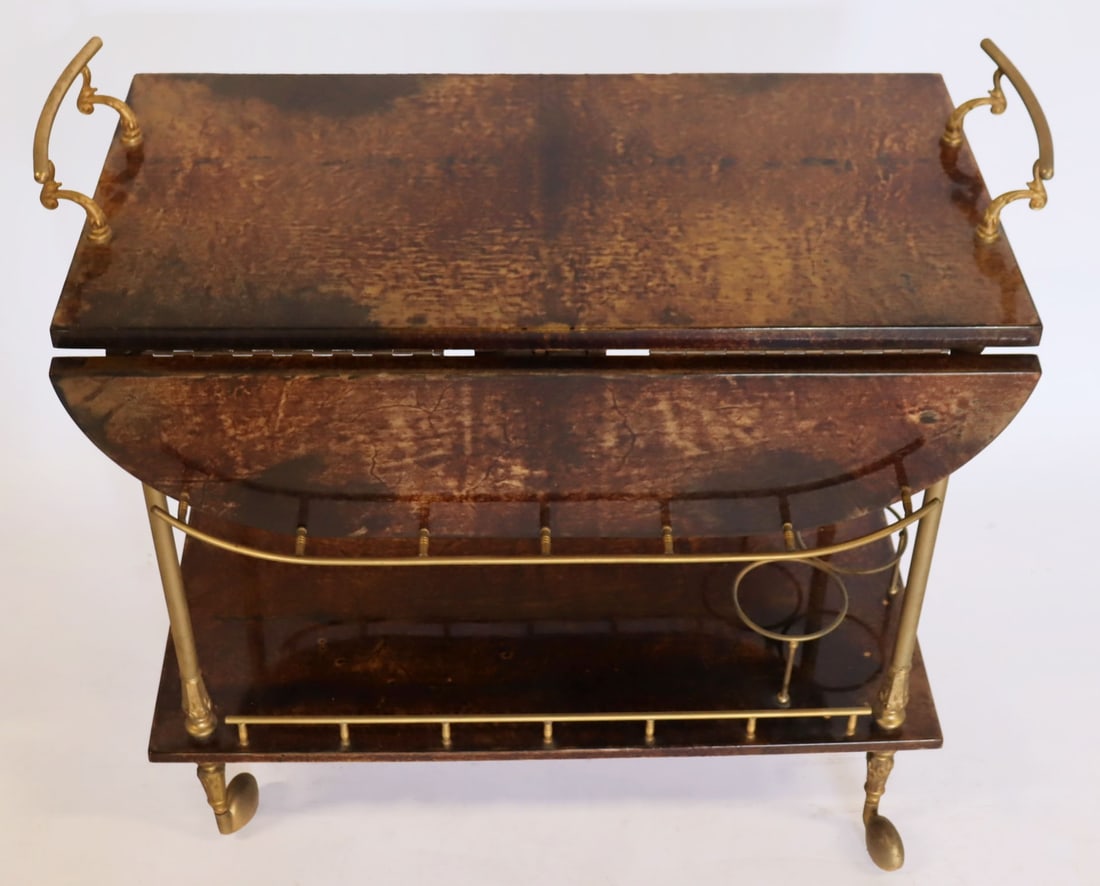 Midcentury Aldo Tura Bar Cart. (1 of 7)