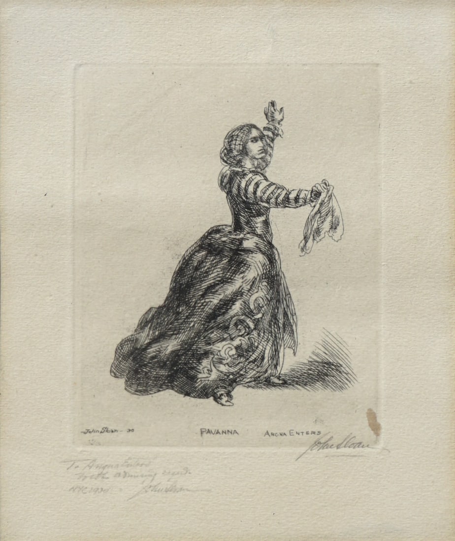 JOHN SLOAN (AMERICAN, 1871-1951) [4 Works]. (1 of 17)